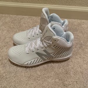 New Balance Rush LX Youth Lacrosse Cleats - White